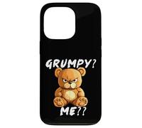 Grumpy Bear Sarcastic Face - Funny angry teddy Case for iPhone 13 Pro