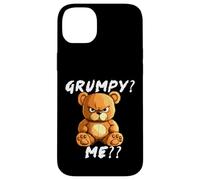 Grumpy Bear Sarcastic Face - Funny angry teddy Case for iPhone 14 Plus