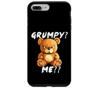Grumpy Bear Sarcastic Face - Funny angry teddy Case for iPhone 7 Plus/8 Plus