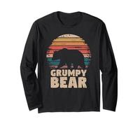 Grumpy Bear Vintage Retro Funny Father's Day Long Sleeve T-Shirt