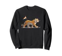 Grumpy Bengal Tiger Costume for Cats and India Lovers Sweatshirt