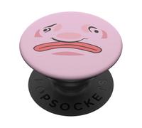 Grumpy Blobfish | Ugly Blobfish Face Halloween Costume PopSockets Adhesive PopGrip