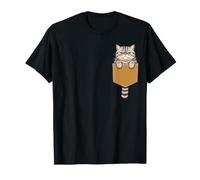 Grumpy Breed Cat Pocket Funny Mom Sarcastic Feline Lover T-Shirt
