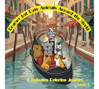 Grumpy but Cute Animals Around the World: A Bold & Easy Coloring Book for Relaxing World Travel Scenes