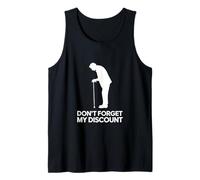 Grumpy but Grand: Funny Old Man Dad Humor Tank Top