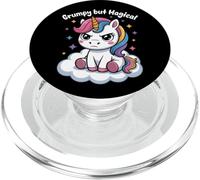 Grumpy But Magical Funny Sarcastic Unicorn Gifts Women Girls PopSockets PopGrip for MagSafe