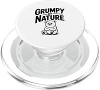 Grumpy By Nature Funny Bear Lover PopSockets PopGrip for MagSafe