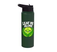 Grumpy Cabbage Introvert Funny Vegetable Design Stainless Steel Insulated Water Bottle