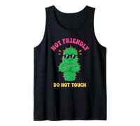 Grumpy Cactus Not Friendly Do Not Touch Funny Introvert Tank Top