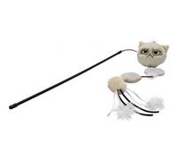 Grumpy Cat Annoying Plush Wand Cat Toy - 42cm