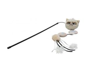 Grumpy Cat Annoying Plush Wand Cat Toy - 42cm