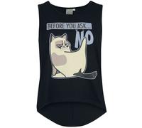 Grumpy Cat Before You Ask ... No Vest black XXL