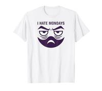 Grumpy Dad Monday Morning Frowning Face T-Shirt