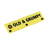 Grumpy Dog Leash Sleeve Old and Grumpy Dog Leash Wrap Old Doggy Birthday Gift (OLD & GRUMPY)