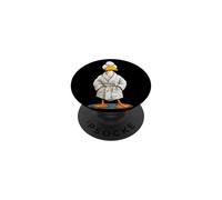 Grumpy Duck in Bathrobe Graphic PopSockets Adhesive PopGrip