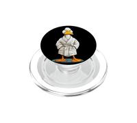 Grumpy Duck in Bathrobe Graphic PopSockets PopGrip for MagSafe