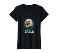 Grumpy Emo Eagle Vibes Value Graphic T-Shirt, Women, Black, XL