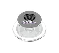 Grumpy Emo Elephant PopSockets PopGrip for MagSafe