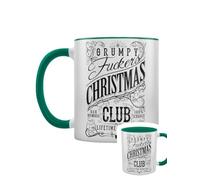 Grumpy F*ckers Christmas Club Green Inner 2-Tone Mug