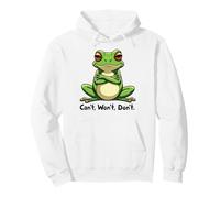 Grumpy Frog Attitude Can’t Won’t Don’t Pullover Hoodie