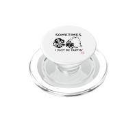 Grumpy Frog Fart Humor Japanese Sometimes I Just Be Farting PopSockets PopGrip for MagSafe