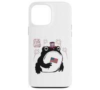 Grumpy Frog Funny 4th July Independence Day Anime Japanese Case for iPhone 13 Pro Max