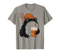 Grumpy Frog Funny Autumn Pumpkin Spice Fall Anime Japanese T-Shirt
