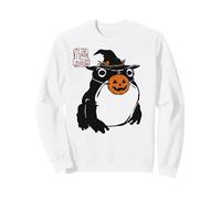Grumpy Frog Funny Halloween Costume Pumpkin Anime Japanese Sweatshirt