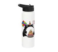 Grumpy Frog Funny Happy Birthday Anime Japanese Stainless Steel Insulated Water Bottle