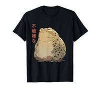 Grumpy Frog Funny Japanese Anime Cute Desert Rain Frog T-Shirt