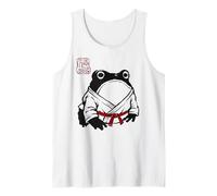 Grumpy Frog Funny Karate Judo MMA Jiu Jitsu Anime Japanese Tank Top