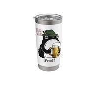Grumpy Frog Funny Prost! German Beer Anime Japanese Stainless Steel Insulated Tumbler