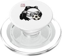 Grumpy Frog Funny Soccer Play 6-7 Six Seven Anime Japanese PopSockets PopGrip for MagSafe