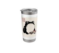 Grumpy Frog Funny Sushi Anime Japanese Stainless Steel Insulated Tumbler