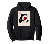 Grumpy Frog Funny Table Tennis Anime Japanese Pullover Hoodie