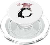 Grumpy Frog Funny UFO Aliens Anime Japanese PopSockets PopGrip for MagSafe