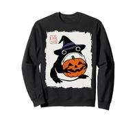 Grumpy Frog Japanese Men Women Kids Halloween Pumpkin Sweatshirt
