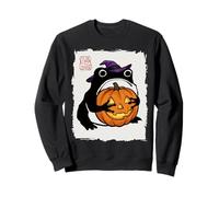 Grumpy Frog Japanese Men Women Kids Halloween Pumpkin Sweatshirt