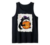 Grumpy Frog Japanese Men Women Kids Halloween Pumpkin Tank Top