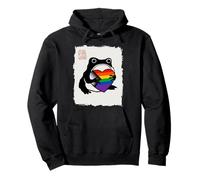 Grumpy Frog Japanese Men Women Pride Month Pullover Hoodie