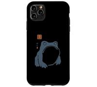 Grumpy Frog Japanese Traditional Ink Art Humor Case for iPhone 11 Pro Max