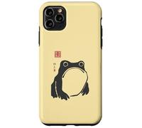 Grumpy Frog Japanese Traditional Ink Art Humor Case for iPhone 11 Pro Max