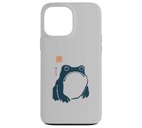 Grumpy Frog Japanese Traditional Ink Art Humor Case for iPhone 13 Pro Max