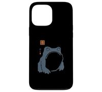 Grumpy Frog Japanese Traditional Ink Art Humor Case for iPhone 13 Pro Max