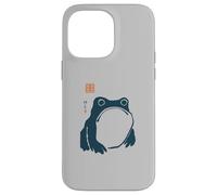 Grumpy Frog Japanese Traditional Ink Art Humor Case for iPhone 14 Pro Max