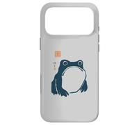 Grumpy Frog Japanese Traditional Ink Art Humor Case for iPhone 17 Pro Max