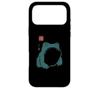 Grumpy Frog Japanese Traditional Ink Art Humor Case for iPhone 17 Pro Max