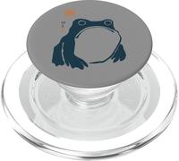 Grumpy Frog Japanese Traditional Ink Art Humor PopSockets PopGrip for MagSafe