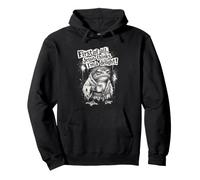 Grumpy Frog Jesus Thinks I'm a Delight Coffee Pullover Hoodie