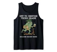 Grumpy Frog Third Grade Teacher Inspire Minds Graphic Tank Top